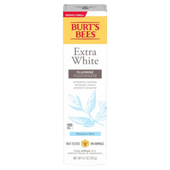 Extra White Fluoride Natural Toothpaste Mountain Mint