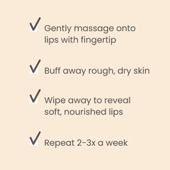 Conditioning Coffee Grounds Lip Scrub