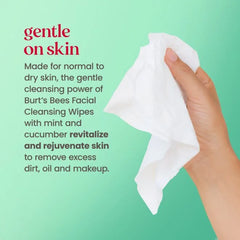 Facial Cleansing Towelettes with Cucumber & Mint
